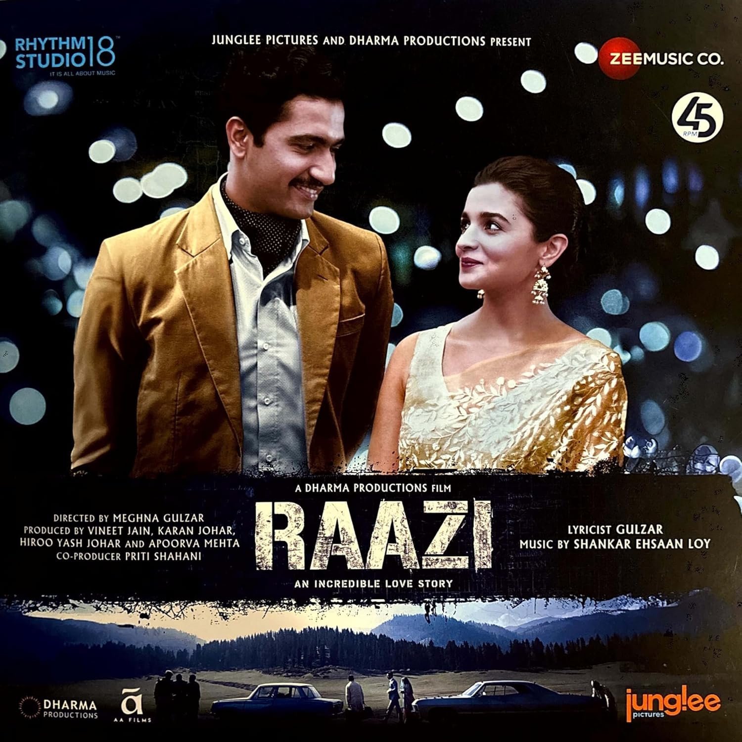 Raazi, Shankar Ehsaan Loy, Vinyl Record, Lp