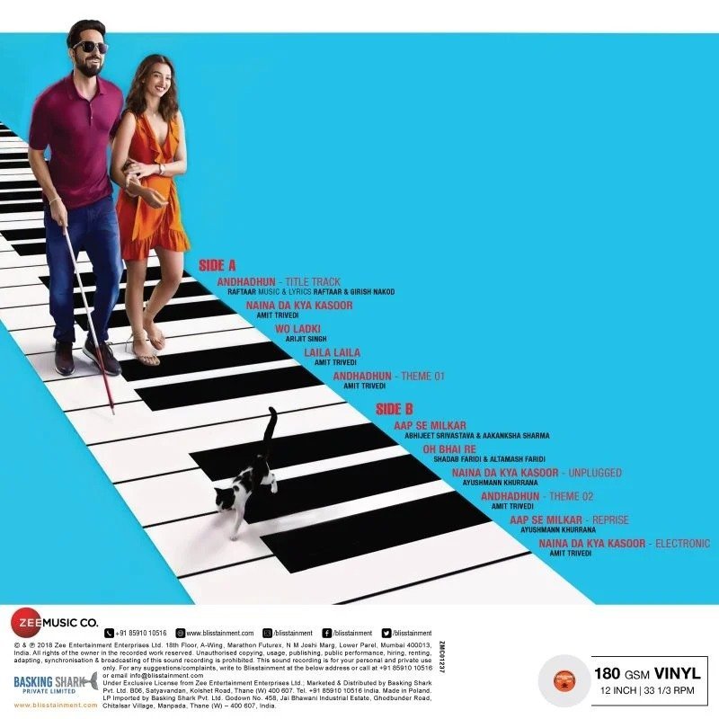 Andhadhun, Raftaar, Girish Nakod, Vinyl Record, Lp - Image 2