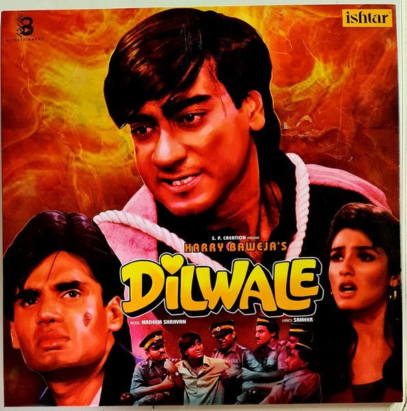 Dilwale, Nadeem Shravan, Sameer, Vinyl Record, Lp
