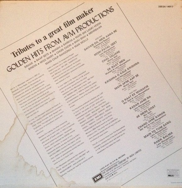 Golden Hits From AVM Productions, Vinyl Record, Lp - Image 2