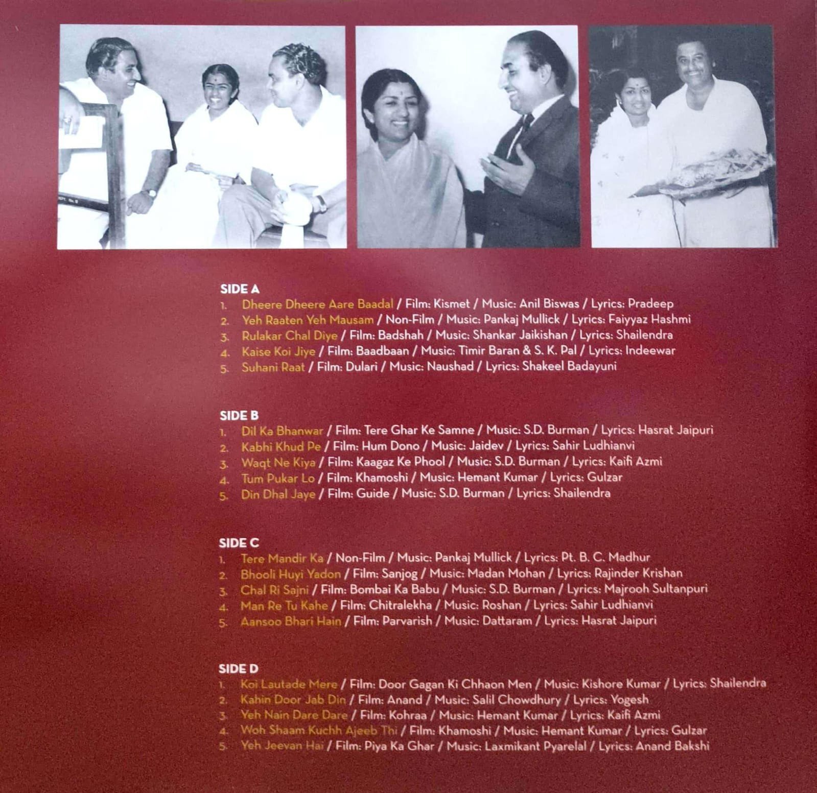 Shraddhanjali-My tribute to the Immortals, Lata Mangeshkar, Vinyl Record - Image 4